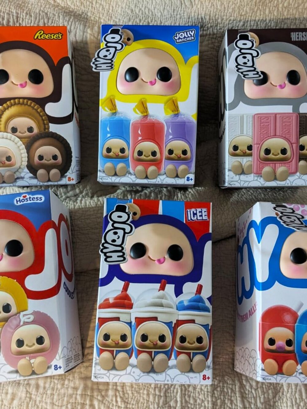BRAND NEW UNOPENED - SIX (6) assorted Hyojo Series 1 Blind Box plush collectible